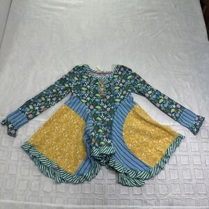 Matilda Jane‎ size 6 Make Believe Footpath tunic leaves mushrooms